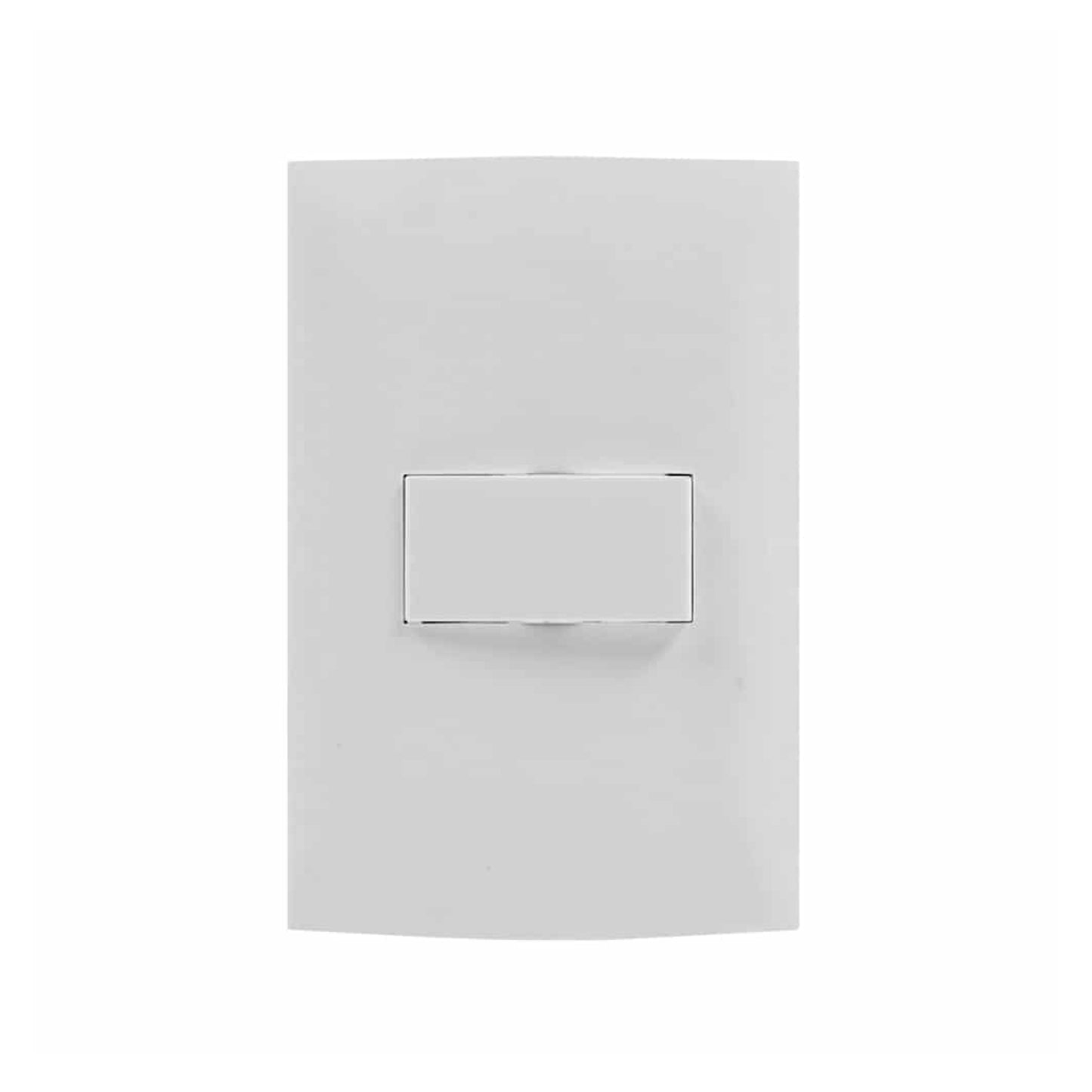 Placa con 1 Apagador Sencillo Blanco Cien Leviton