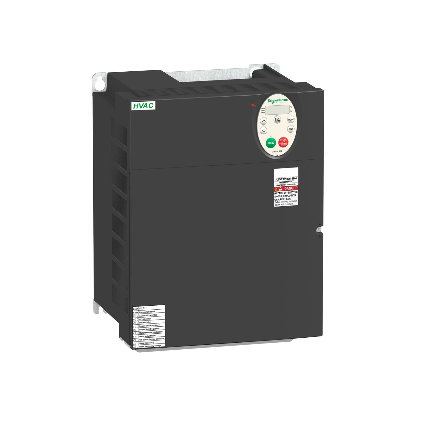 Variador de Velocidad ATV212 Altivar, 15 kW, 20 HP, 480V, 3 Fases, IP21 Schneider Electric ATV212HD15N4