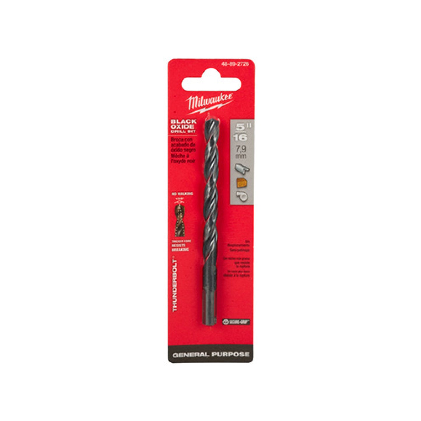 Broca Óxido Negro 5/16" Thunderbolt® Milwaukee