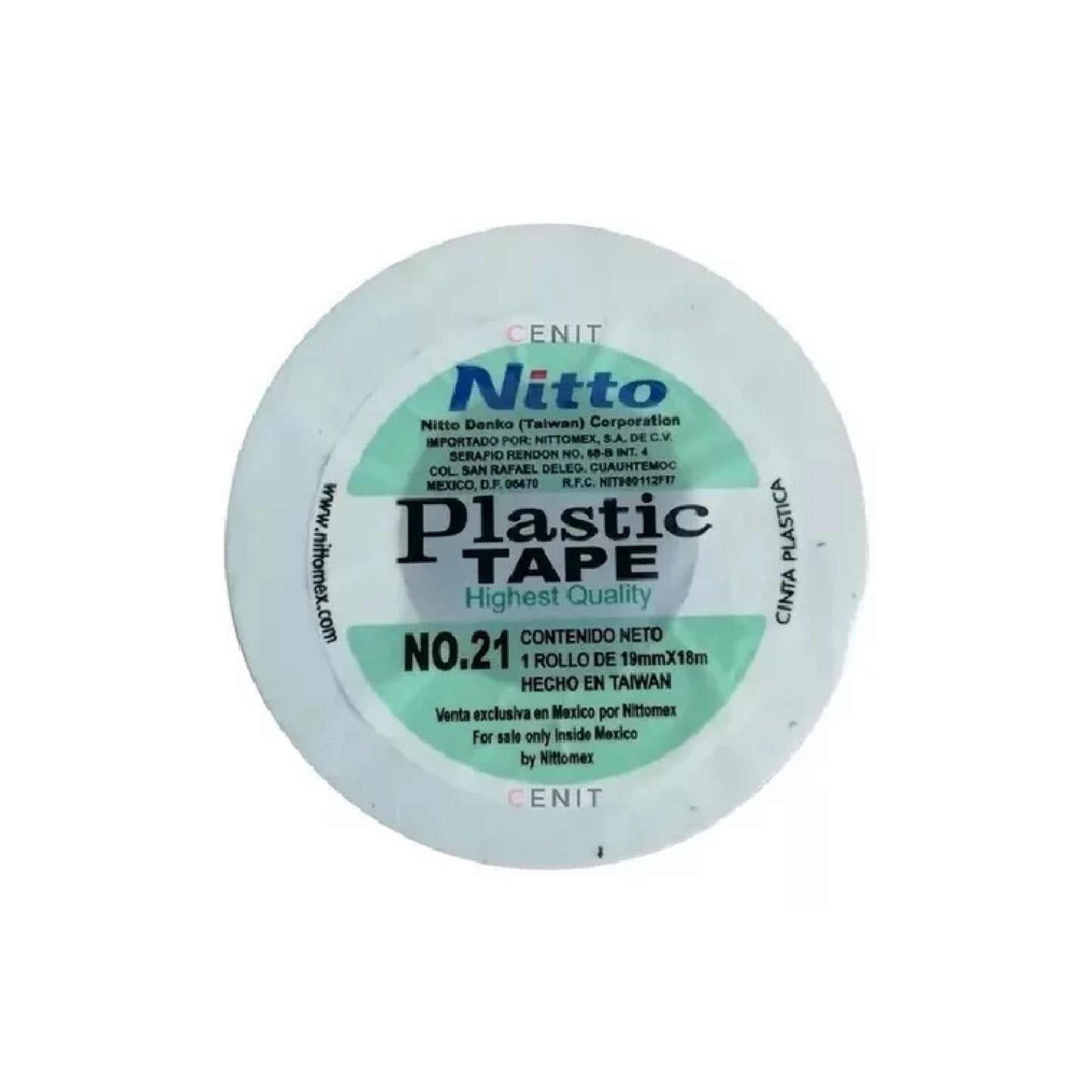 Cinta de Aislar 19mm x 18mts Blanca Nitto