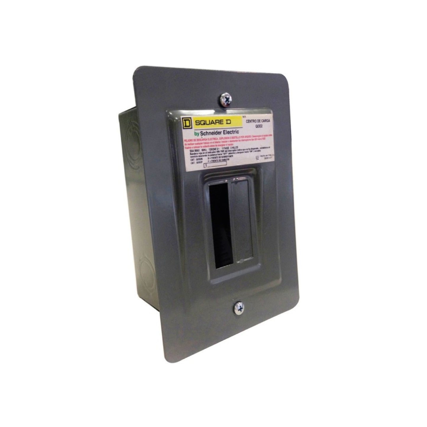 Centro de Carga QO Square D 50A 1F 1P NEMA1 de Empotrar Schneider Electric QOD1F