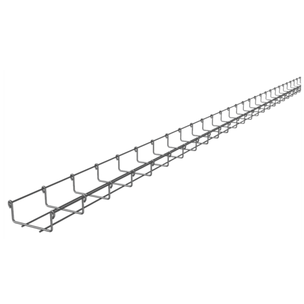 Charola Tipo Malla 3 mts 33x100 mm Galvanizado Electrozincado Charofil