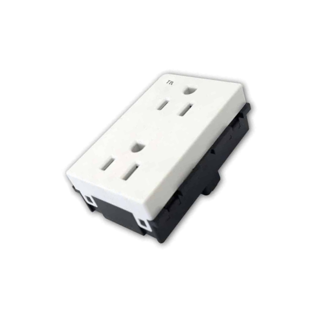 Contacto dúplex 2P+T 15A 127VCA Royer 100 Royer 100 Eaton