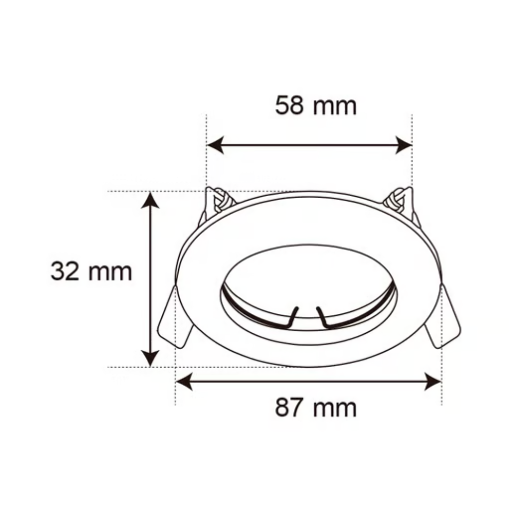 Empotrado GX5.3 Satinado 6W Tecnolite
