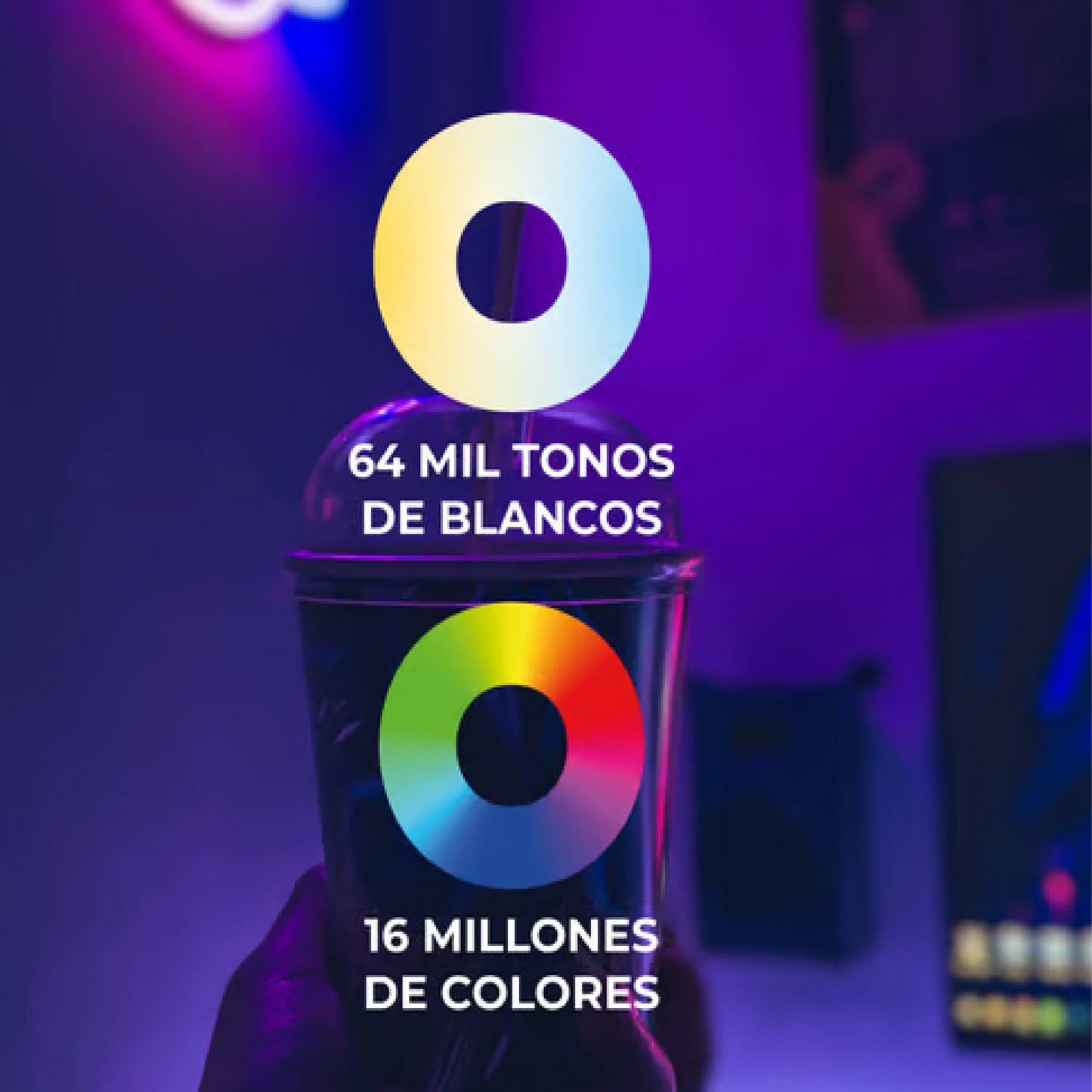 Foco Inteligente MR16 WiFi 5W Luz RGB Tecnolite