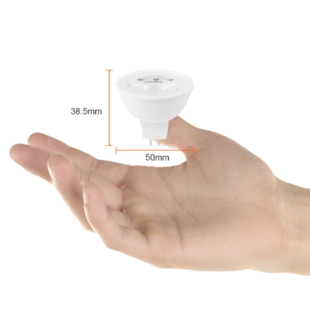 Foco LED 7W Luz Cálida Base GX5.3 Tecnolite