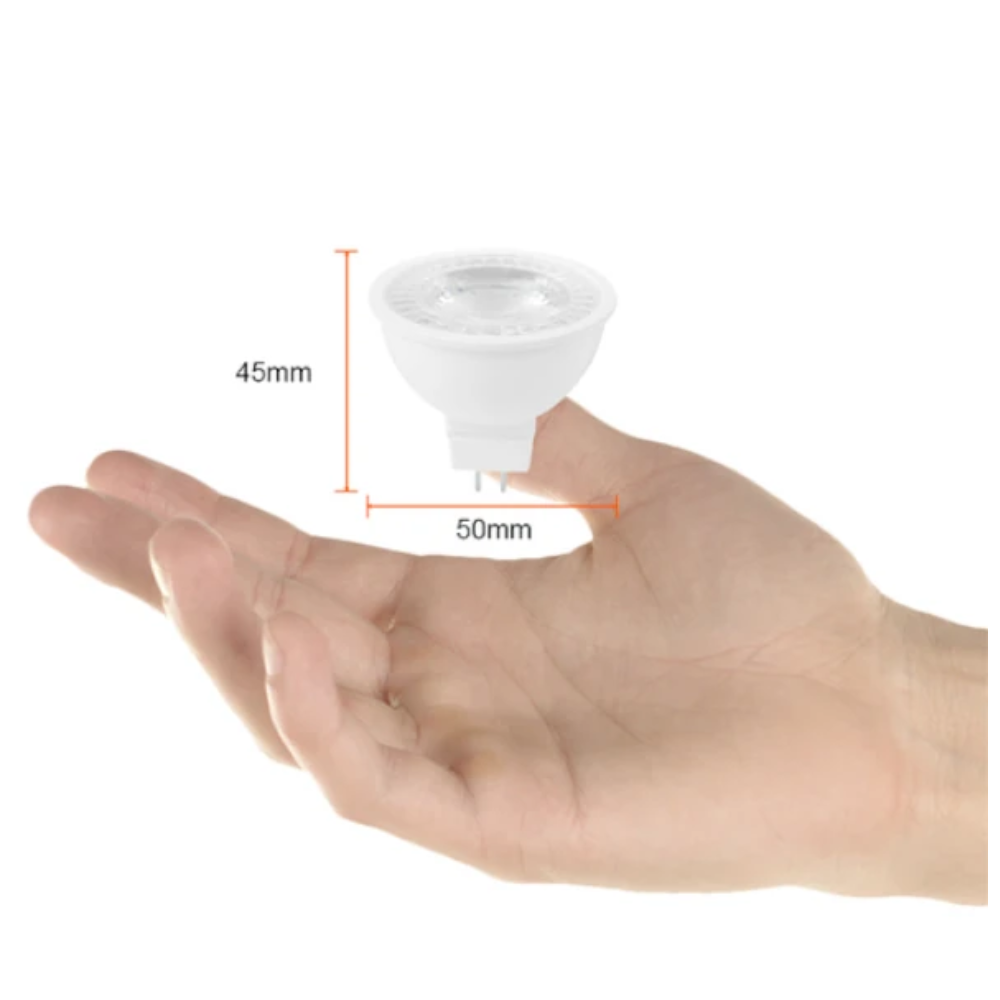 Foco LED MR16 6W Luz Fría Base GX5.3 Tecnolite