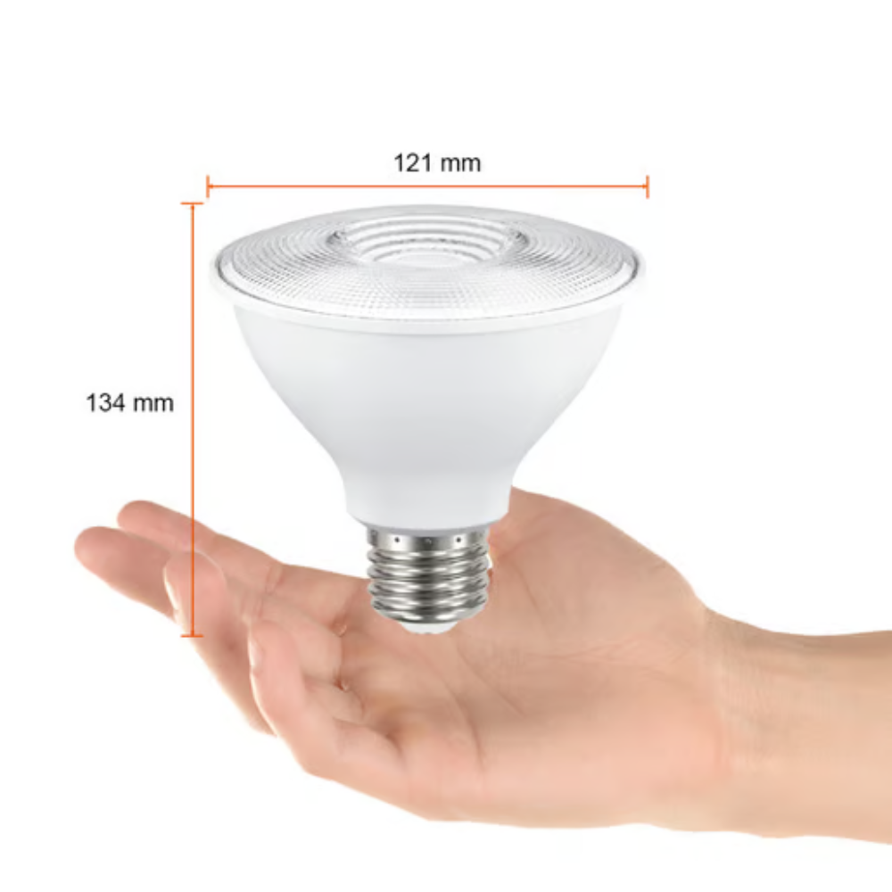 Foco LED PAR30 13W Luz Cálida Base E27 Blanco Tecnolite