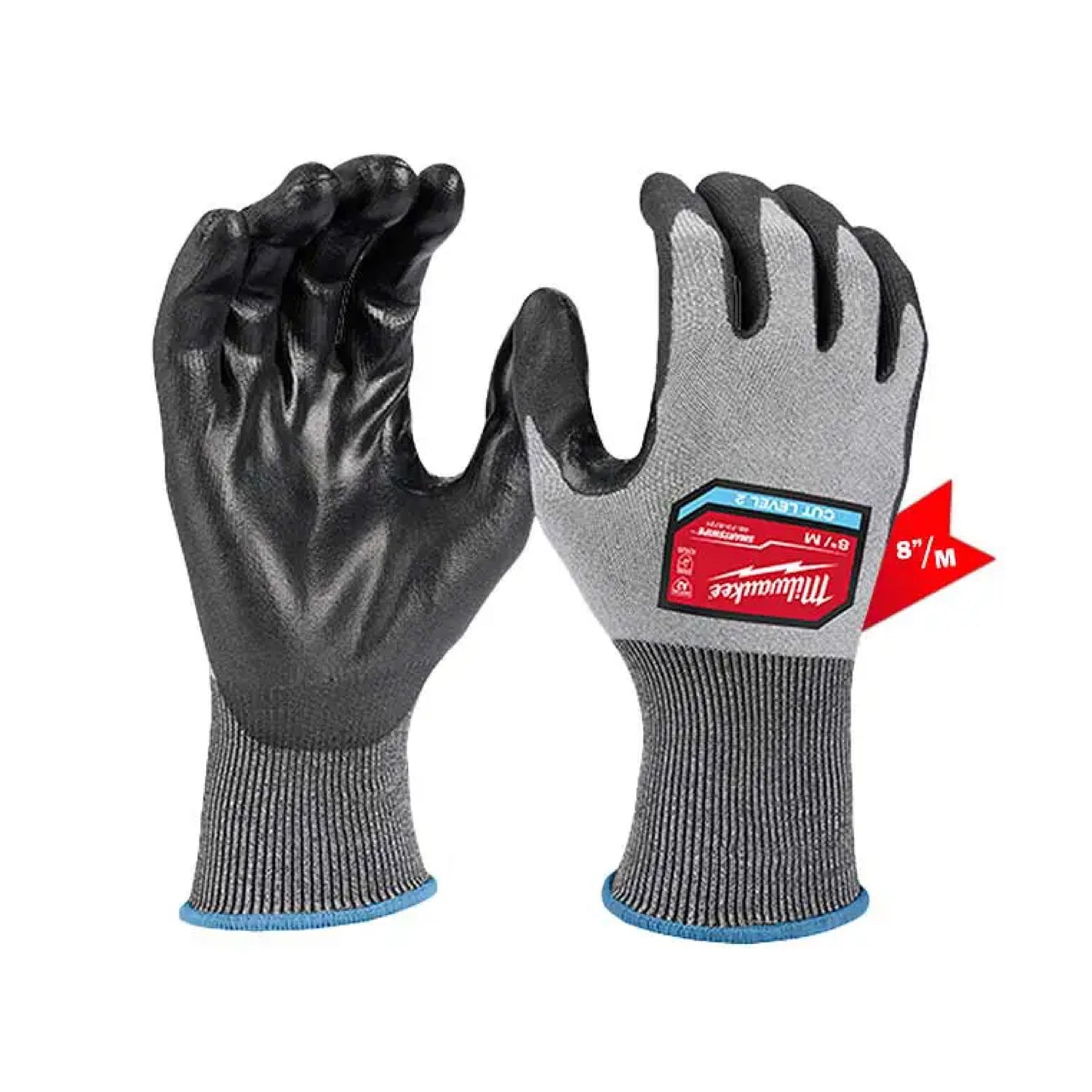 Guantes de Piliuretano Nivel 2 Talla M Milwaukee