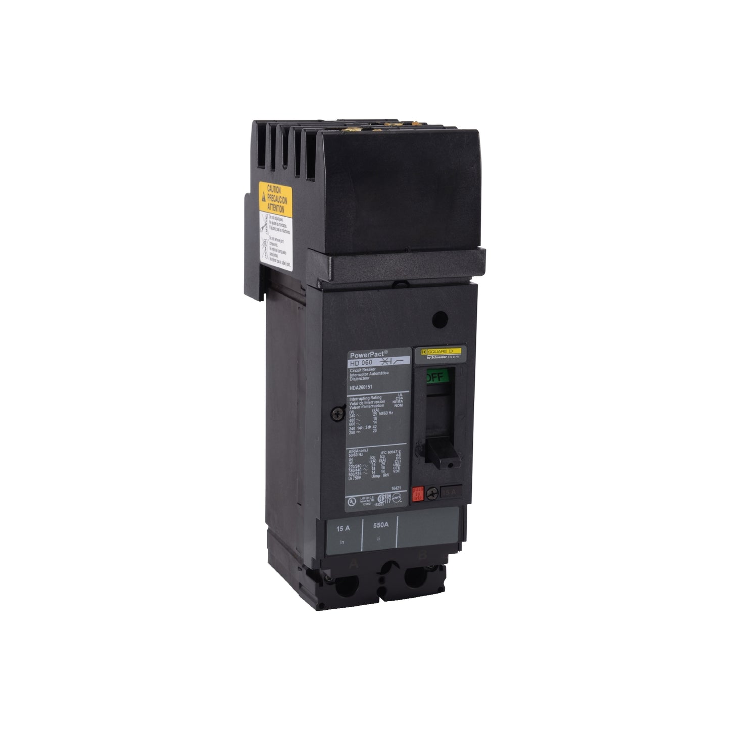 Interruptor Pp I-L 2 Polos 15 A Schneider Electric HDA260151
