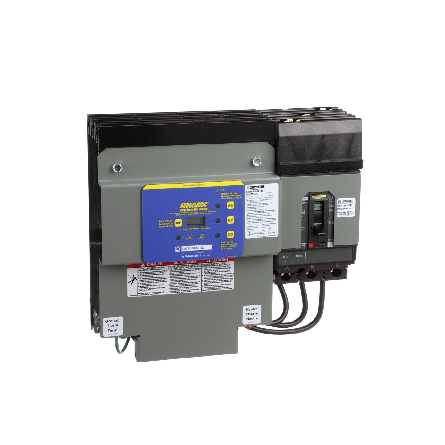 Surgelogic Spd Hl I-Line 240 kA 480Y/277 V 3 F, 4H Schneider Electric HL4IMA24C