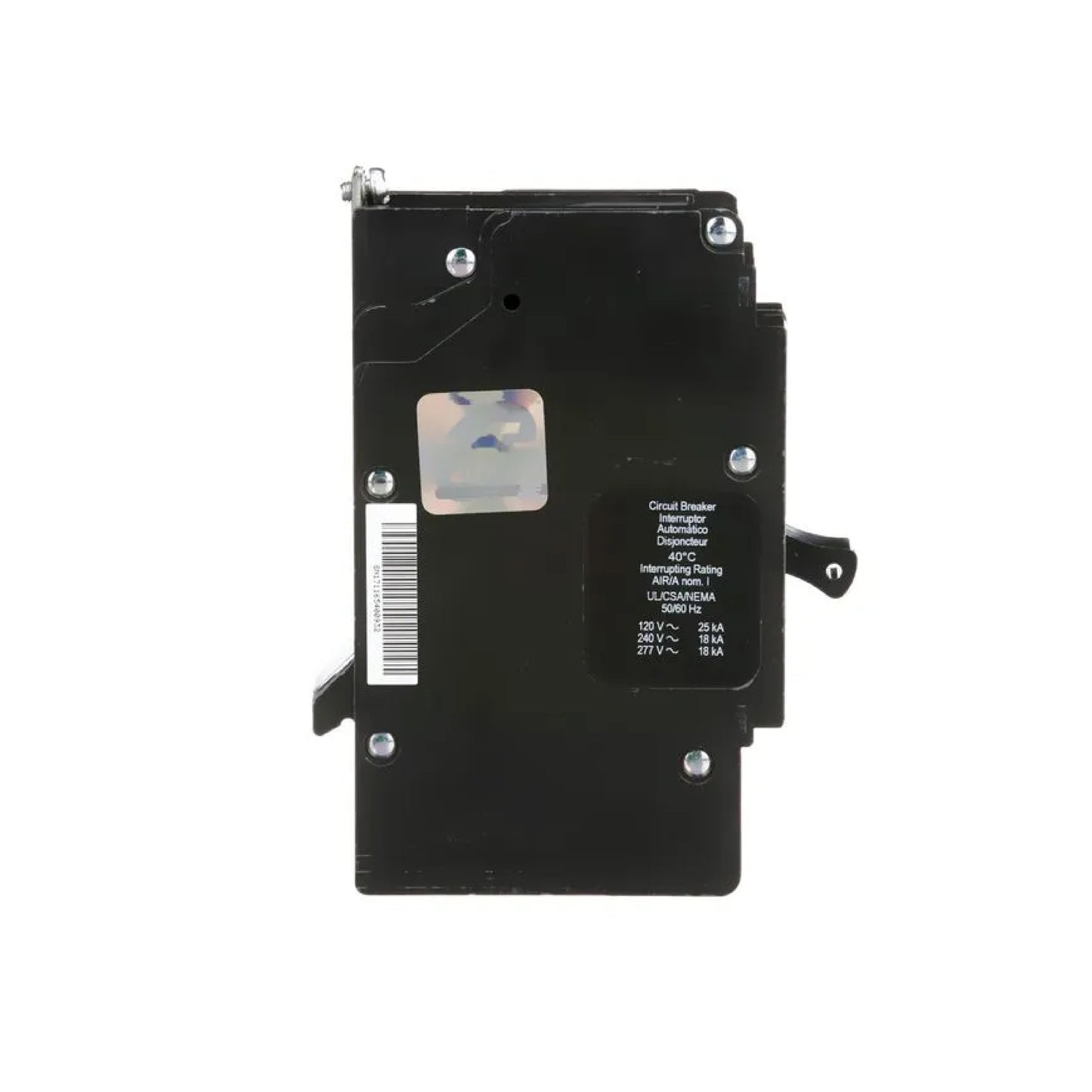 Interruptor Atornillable Marco E 1P 40A 277 Vca 18/25kA Square D Schnieder Electric EDB14040