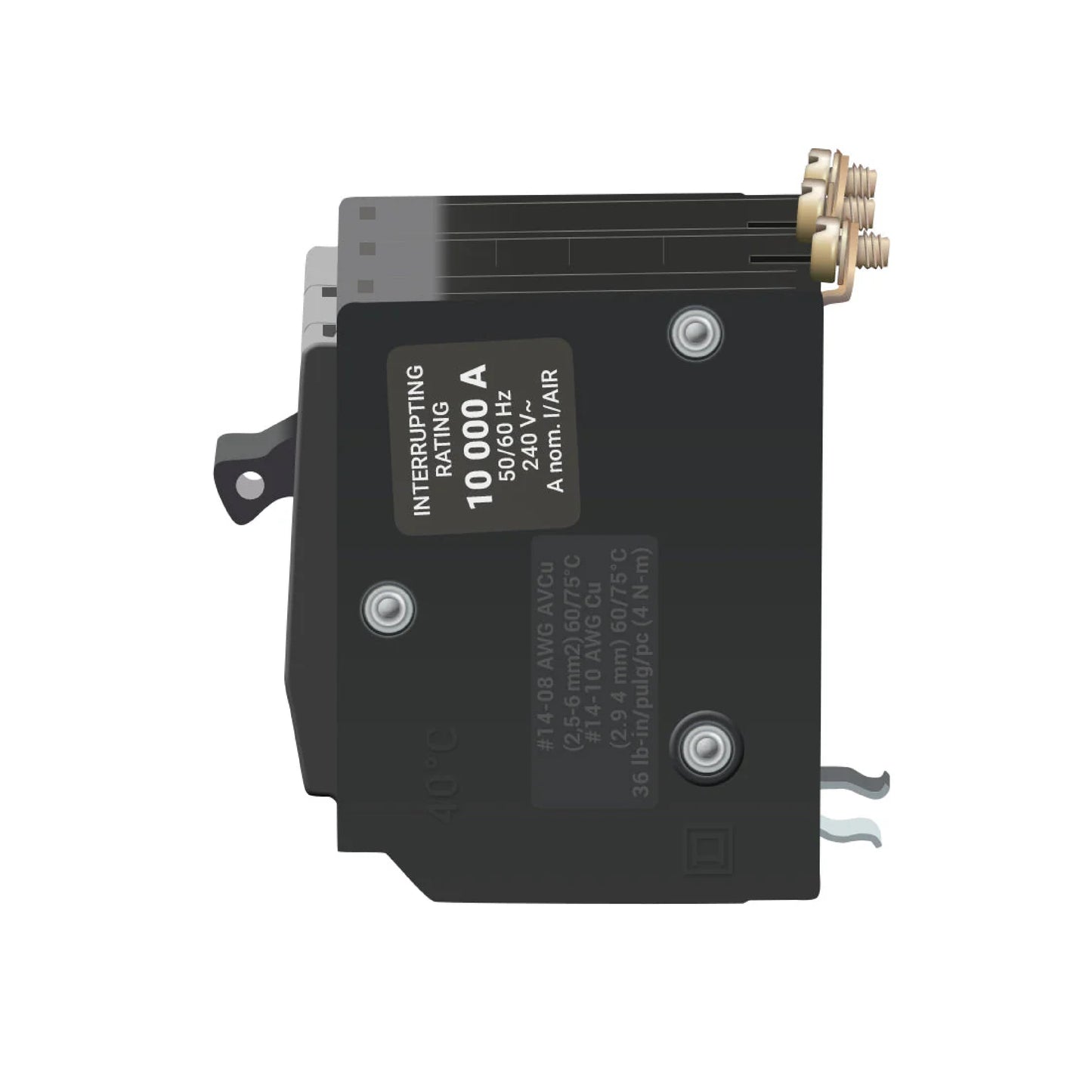 Interruptor Termomagnético 3 Polos 15 A Square D Atornillable Schneider Electric QOB315
