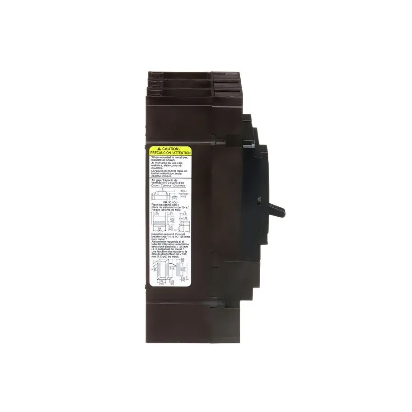 Interruptor Termomagnético Power Pact J 3P 225 A con Zapatas Schneider Electric JDL36225