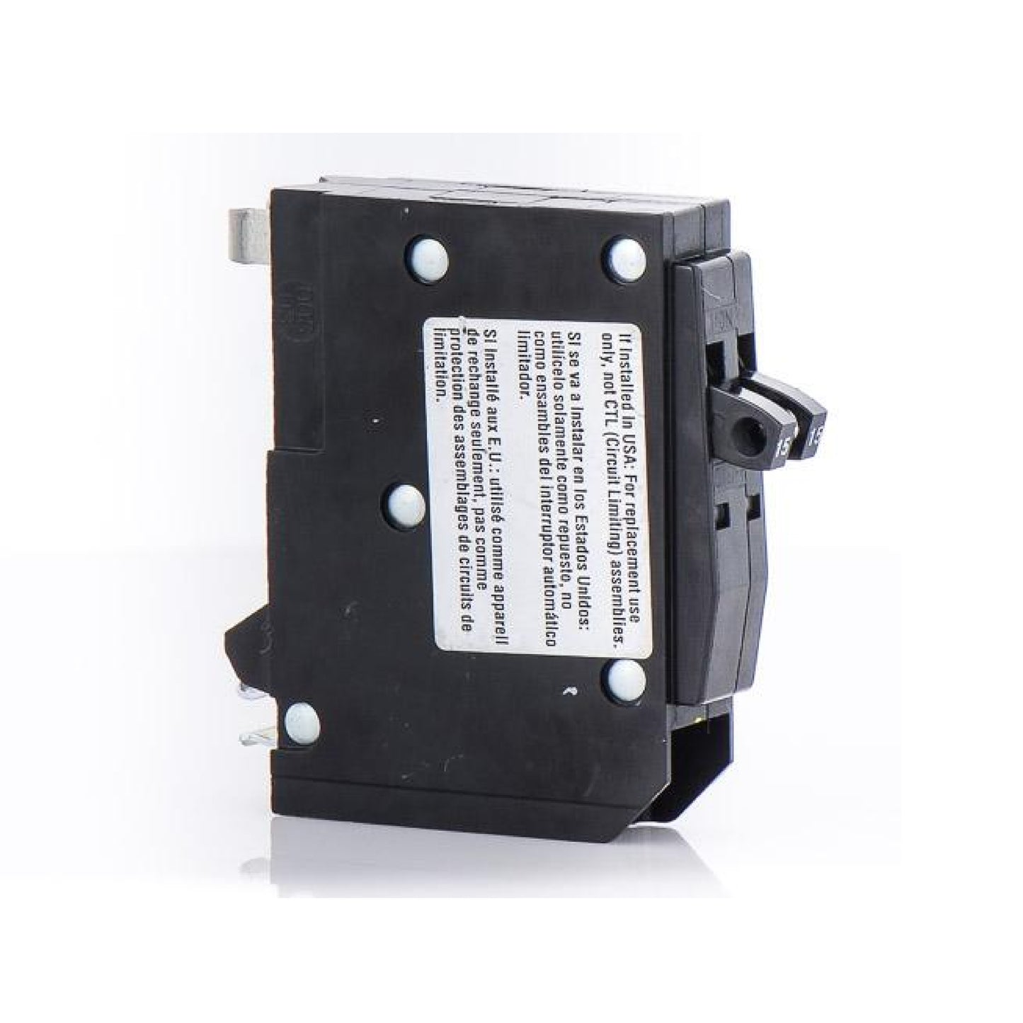 Interruptor Termomagnético Tandem 1 Polos 15/15 A Enchufable Schneider Electric QO1515