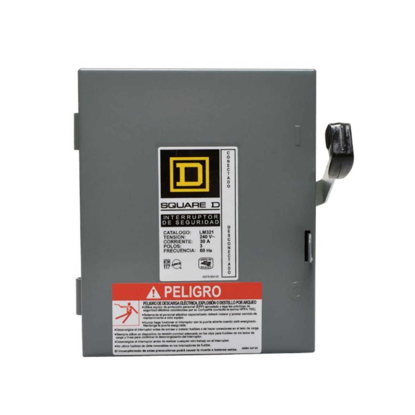 Interruptor de Seguridad 3 Polos 30 A Schneider Electric LM321