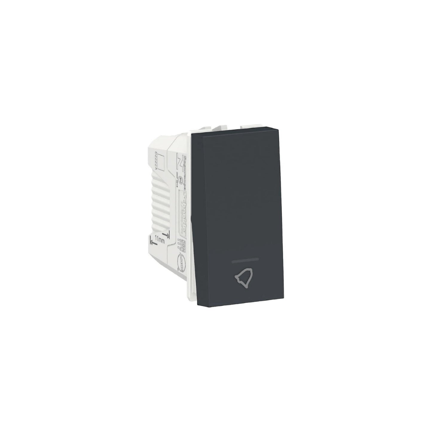 Interruptor pulsador 10A 127 Vca , Grafito , Orión. Schneider Electric S70112694