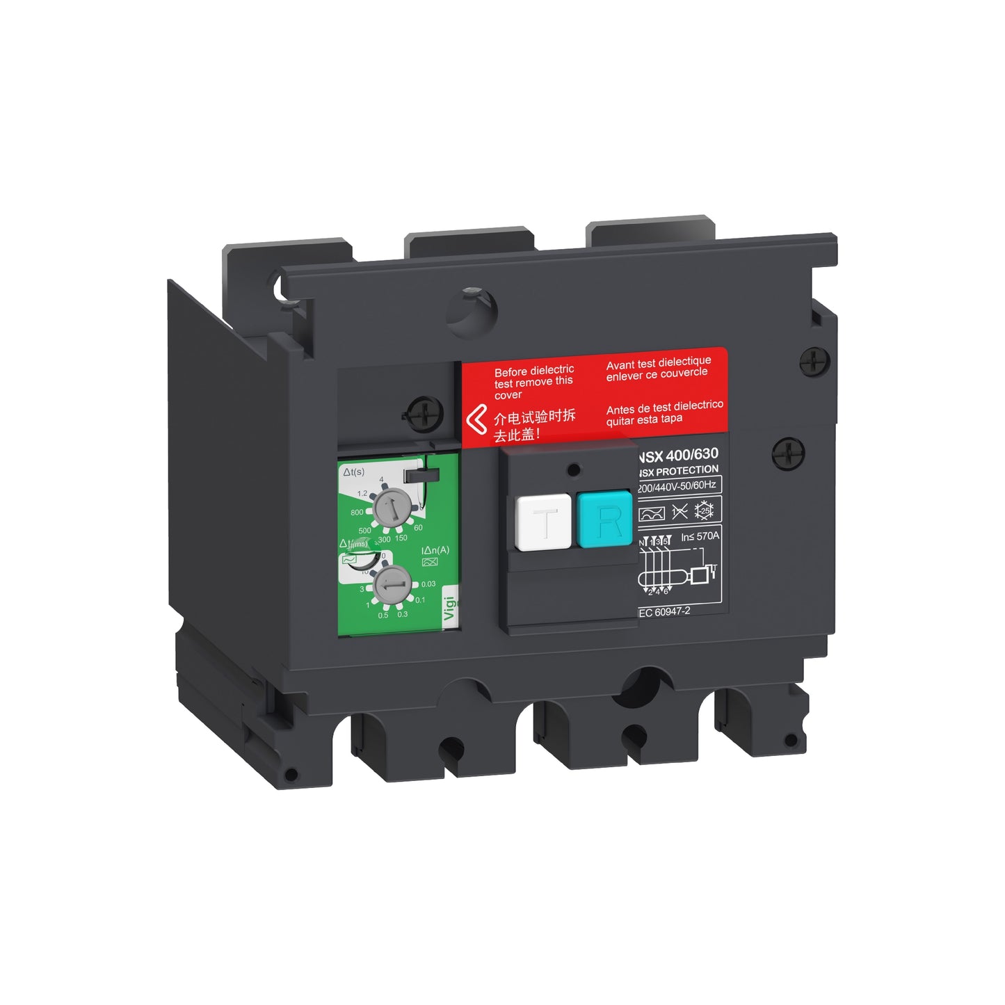 Módulo Adicional Vigipact, para Interruptores Nsx de 400 a 630A, 200-440 VCA y 3 Polos Schneider Electric LV432464