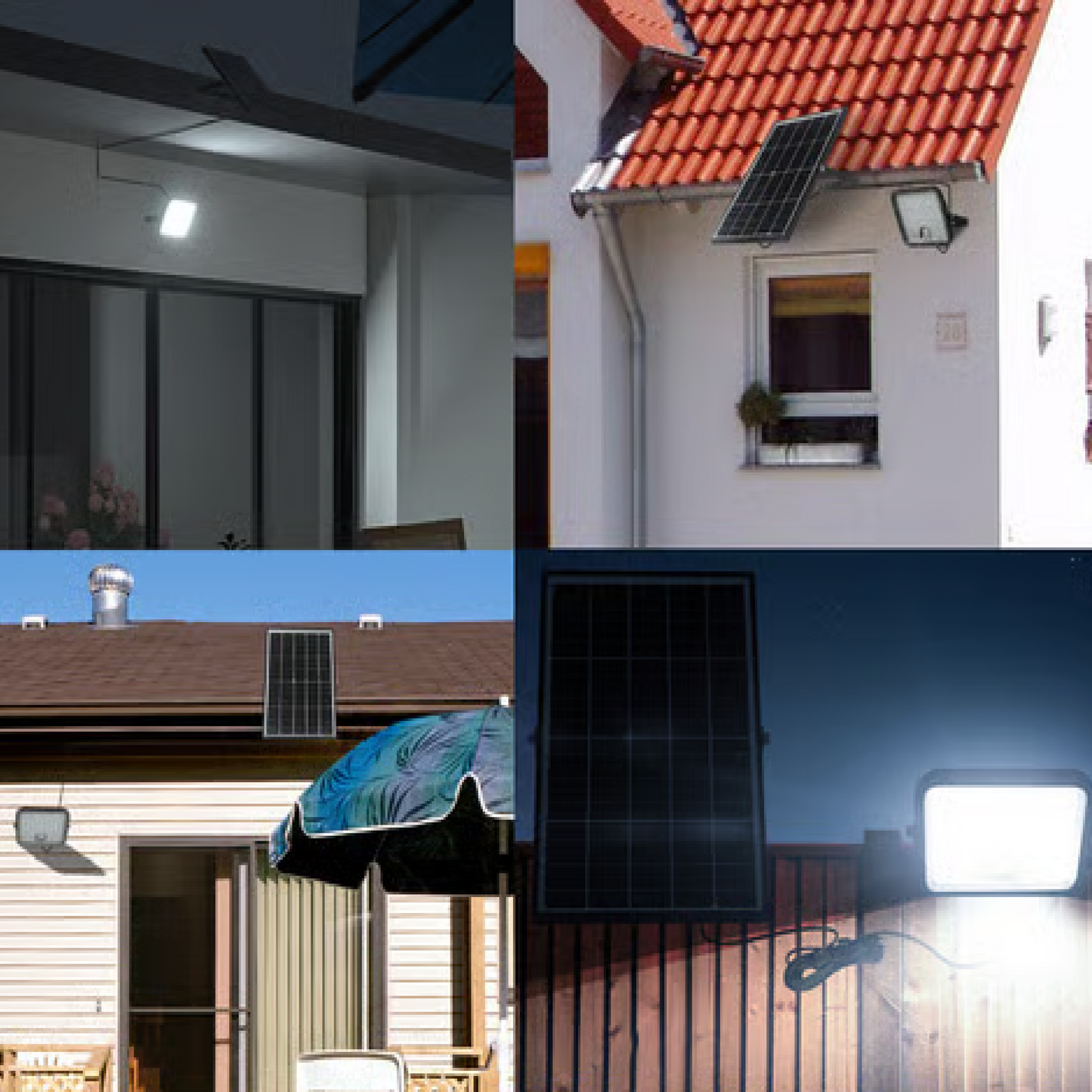 Lámpara Solar LED 30W Luz Fría IP65 Tecnolite