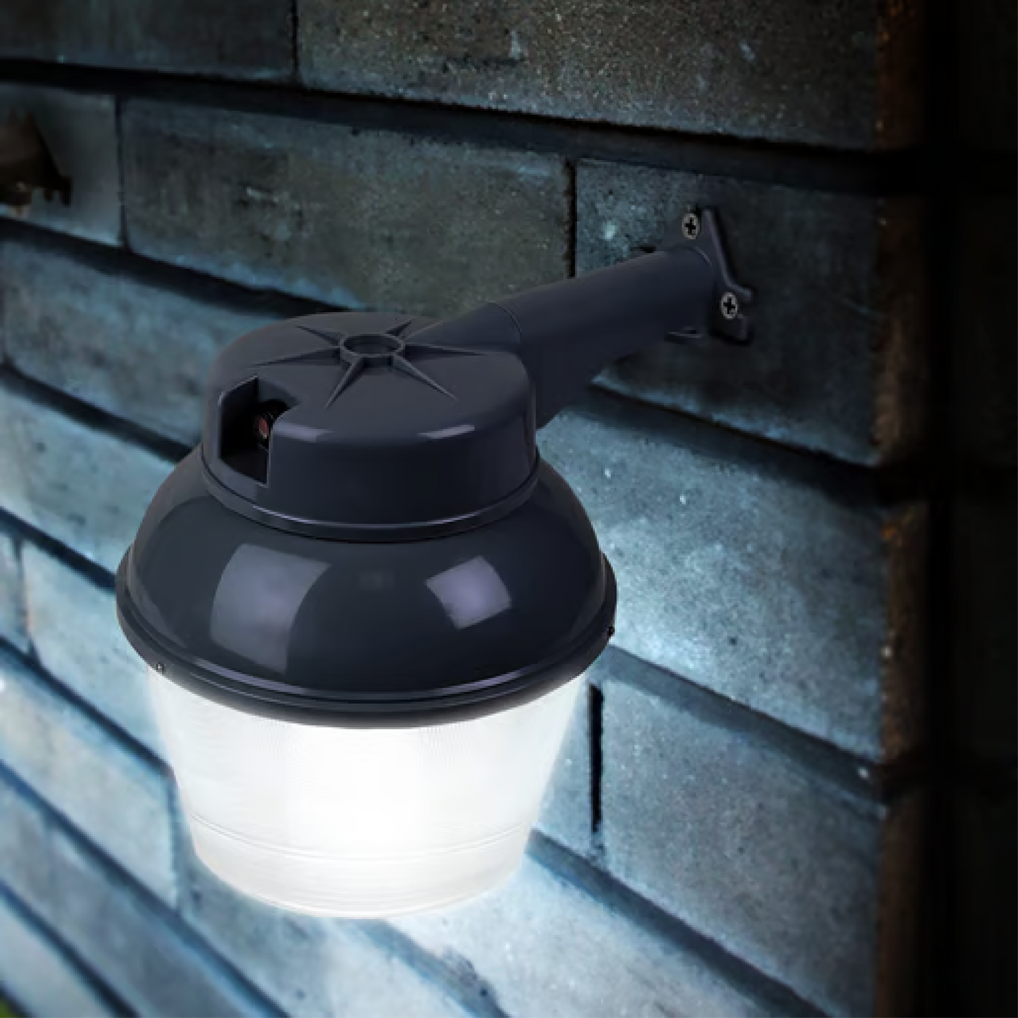Lámpara con Fotocelda E27 50W Gris IP43 Tecnolite