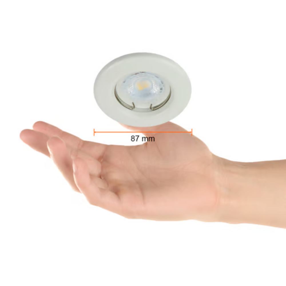 Lámpara de Techo Base GX5.3 Empotrable para Interior 50W Blanco Tecnolite