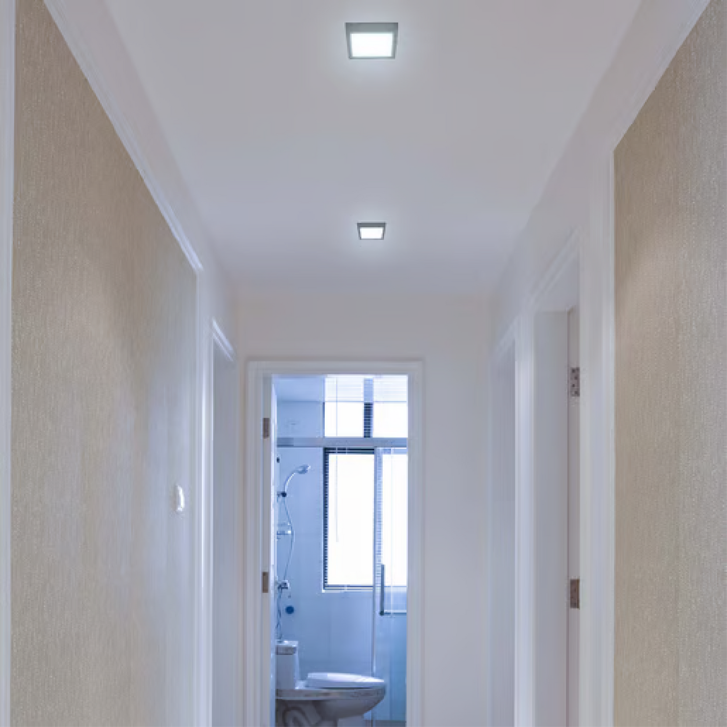 Lámpara de Techo LED Tipo Plafón Luz Fría 12W Negro Tecnolite