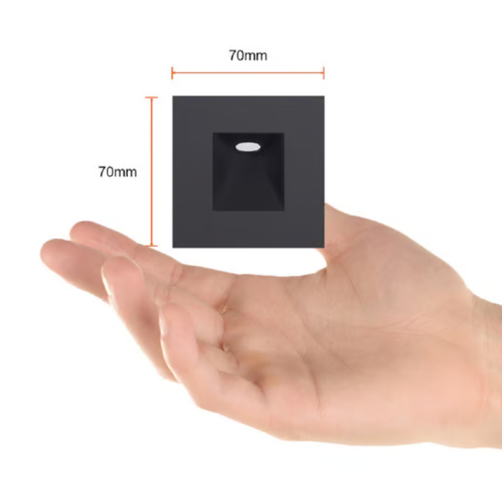 Lámpara de pared LED Luz Cálida 3W Negro Cyrano Tecnolite