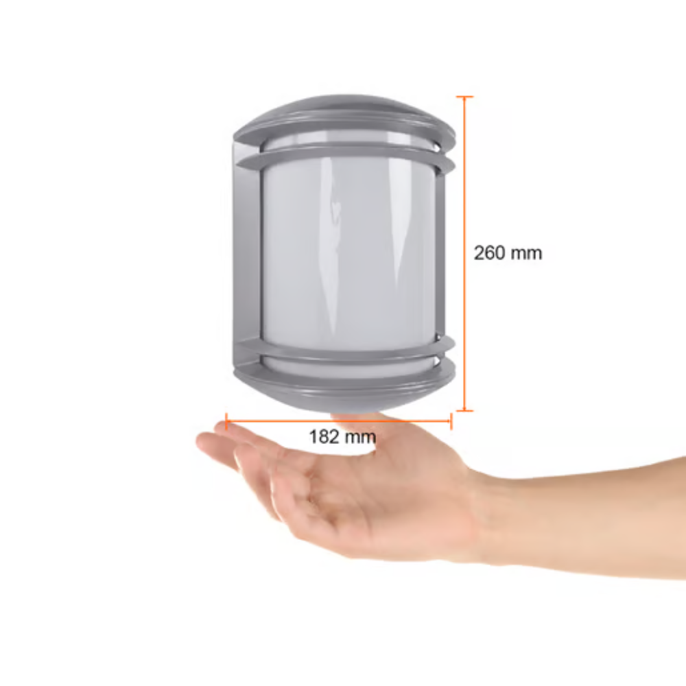 Lámpara de pared tipo arbotante E27 Satinado 15W Tecnolite