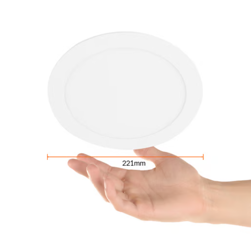 Lámpara de techo LED Empotrable para interior Luz Cálida 18W Blanco Tecnolite