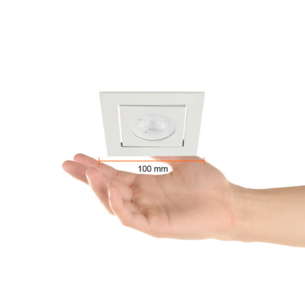 Lámpara de techo LED Empotrable para interior Luz Cálida 6W Blanco Tecnolite
