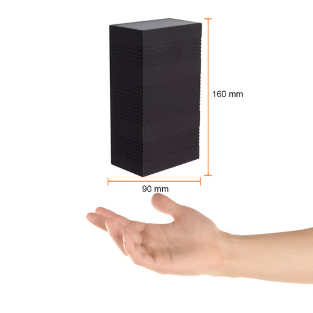 Lámpara pared exterior LED 6W Luz Neutra 300lm sobreponer Negro Rawenna Tecnolite