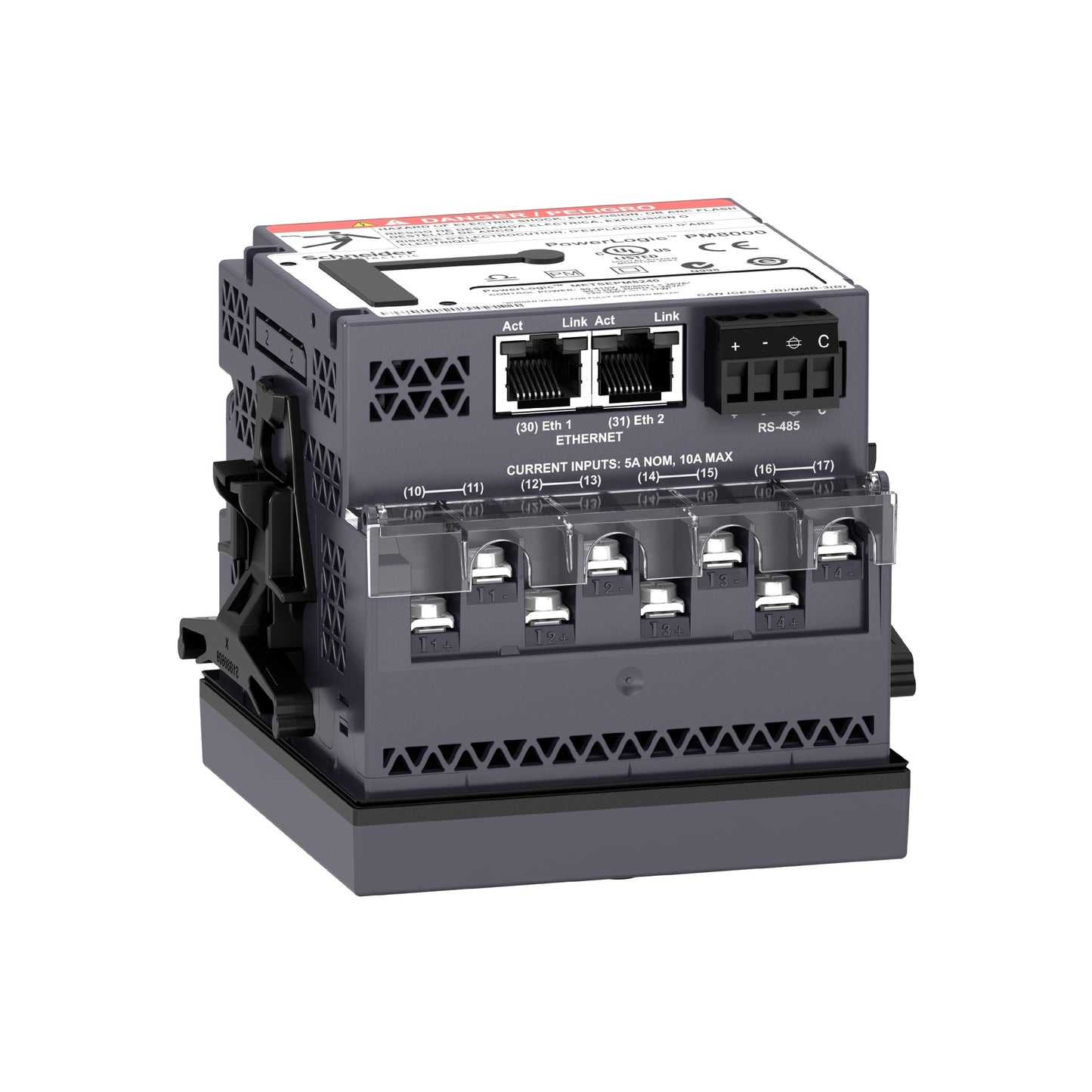 Medidor de Energía Powerlogic para Empotrar, Armónico 63, Memoria de 512mb y 50+ Alarmas Schneider Electric METSEPM8240