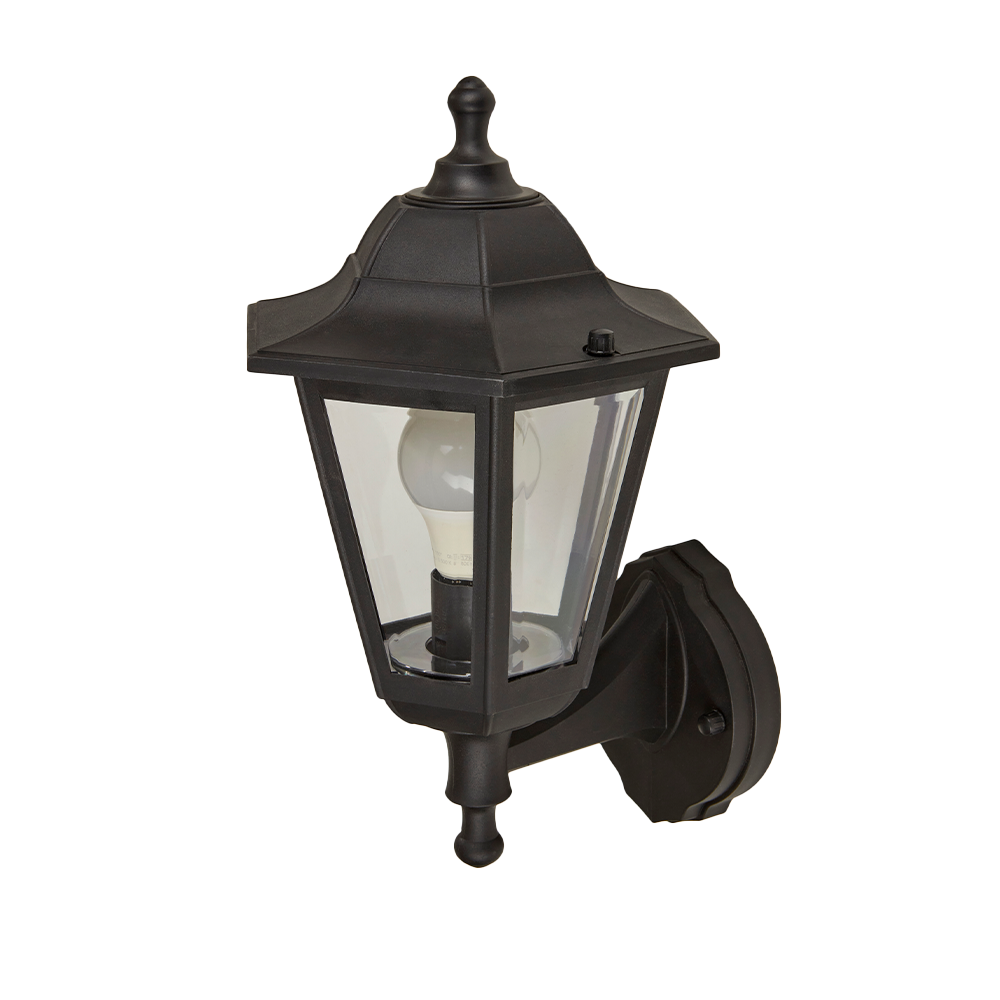 Farol de Pared E26 Negro 18W Illux