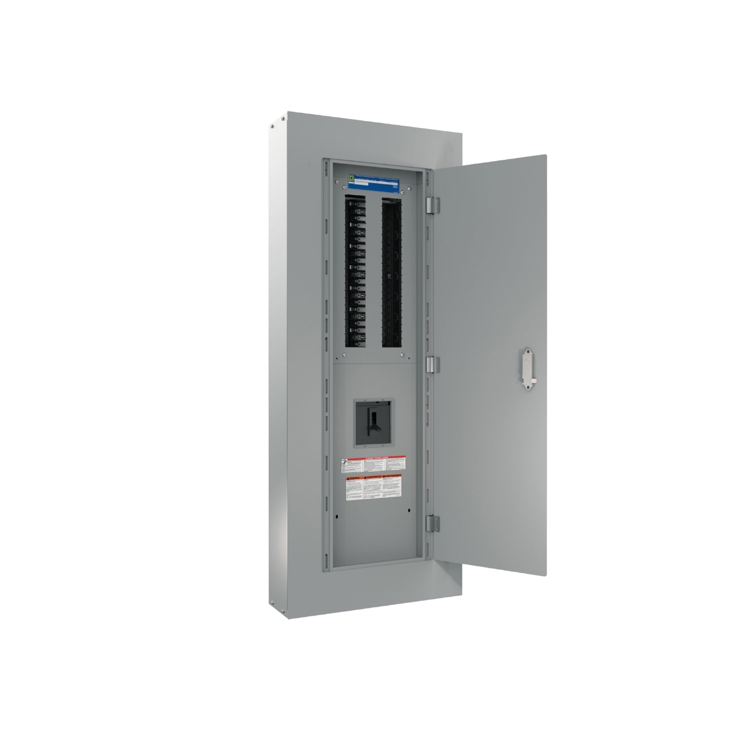 Nq Panelboard 225A, 3 F, 4 H, 42 Circuitos, Interruptor Principal, Montaje Sobreponer, 20 IN Schneider Electric NQ424AB225S