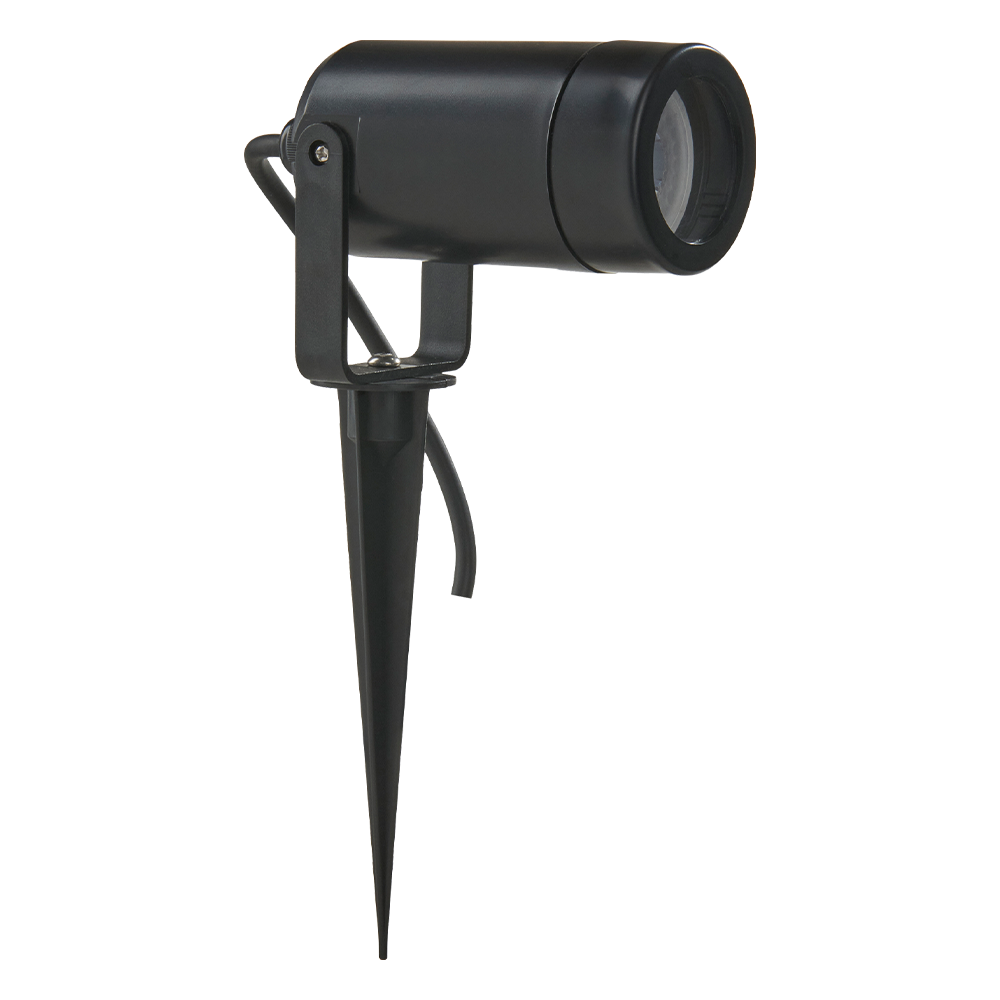 Lámpara de Jardín Tipo Estaca 7W GU10 Negro Illux