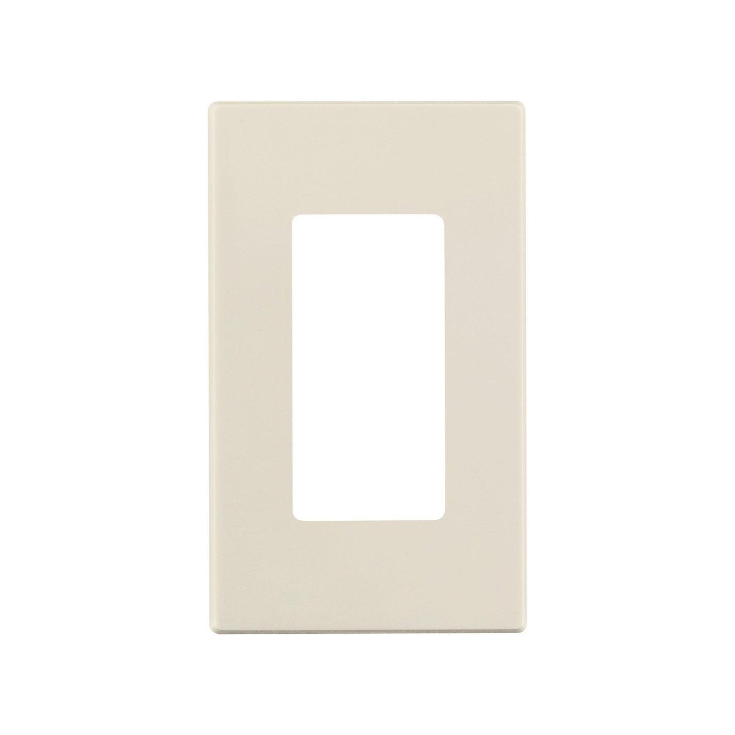 Placa 1 Unidad color Almendra Claro Decora Leviton