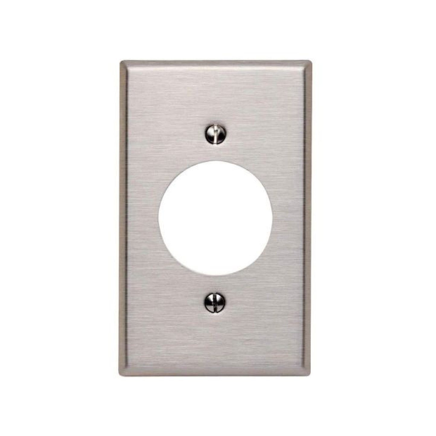 Placa para Receptáculo Redondo Acero Leviton