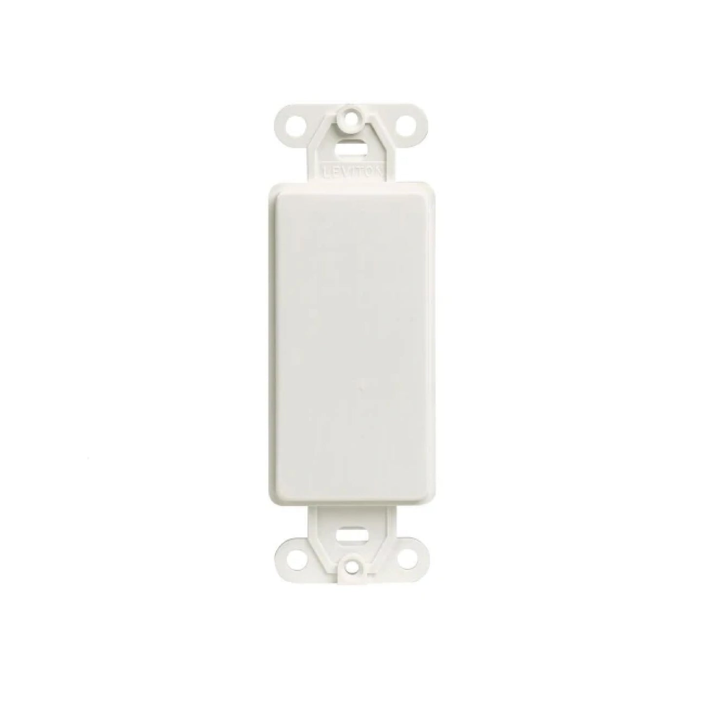 Placa Ciega color Blanco Decora Leviton