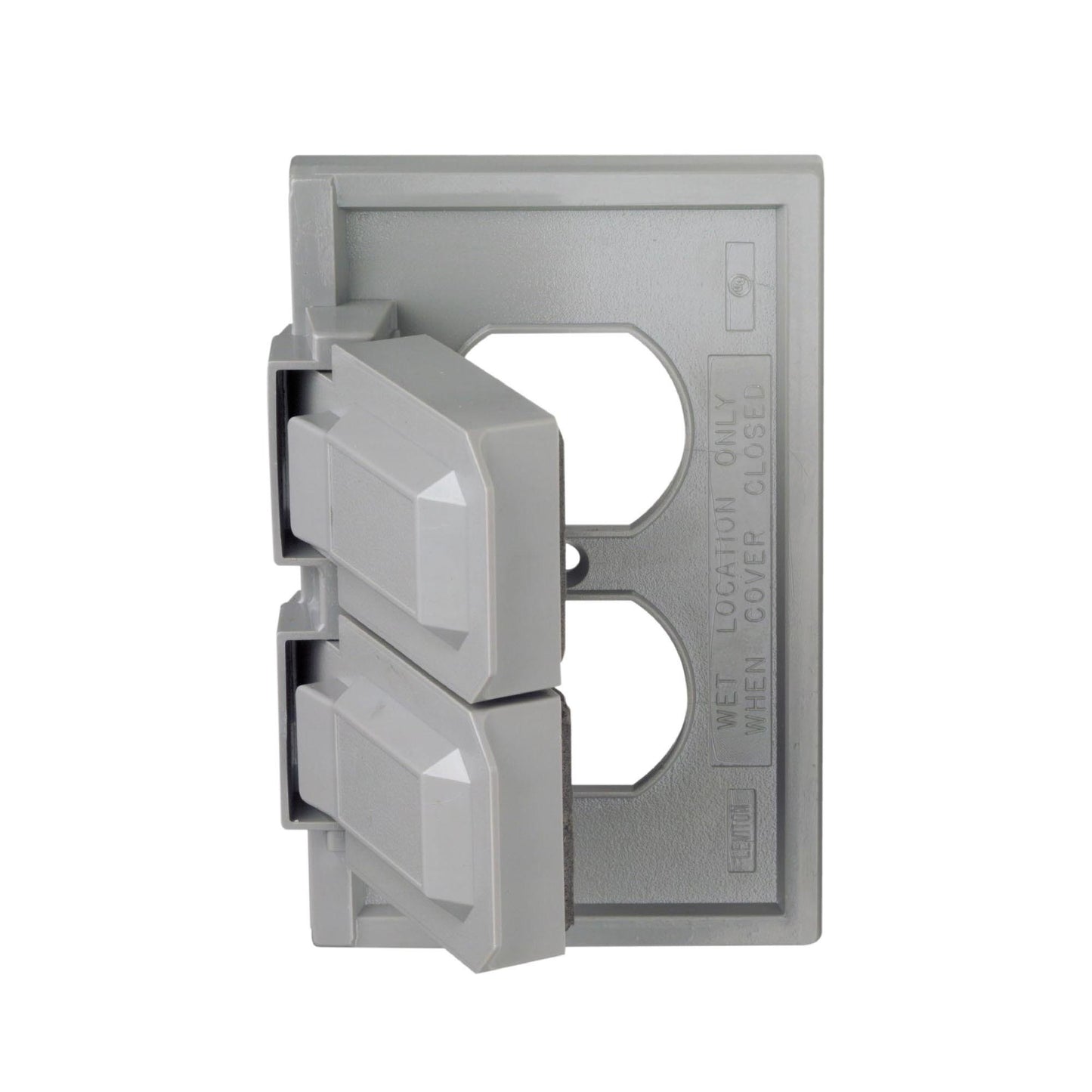 Placa Termoplástica de Intemperie para Contacto Dúplex Leviton
