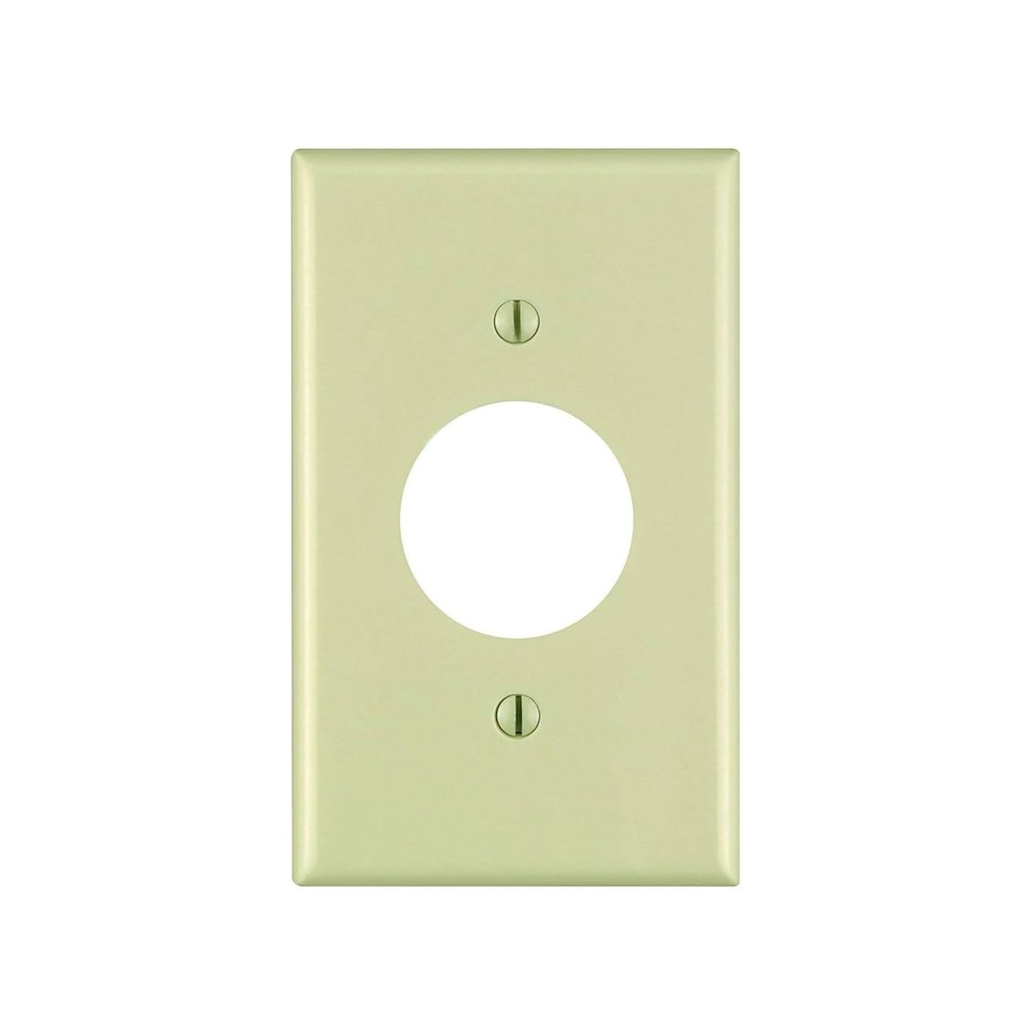 Placa para Contacto Redondo Marfil Leviton