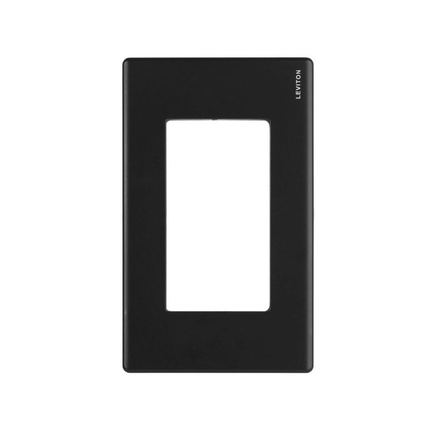 Placa de 3 Módulos 1/3 Negro Mate Stalo & Kristalo Leviton