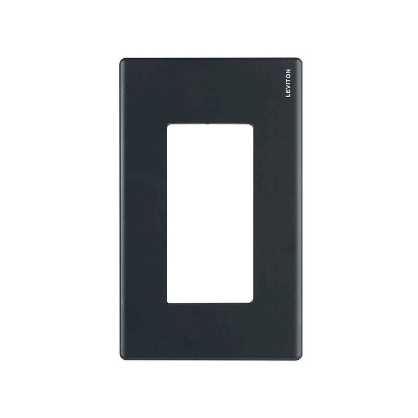 Placa Negro Mate Stalo Leviton