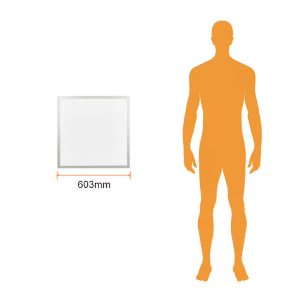 Panel de 603mm X 603mm LED Luz Neutra 40W Satinado Tecnolite