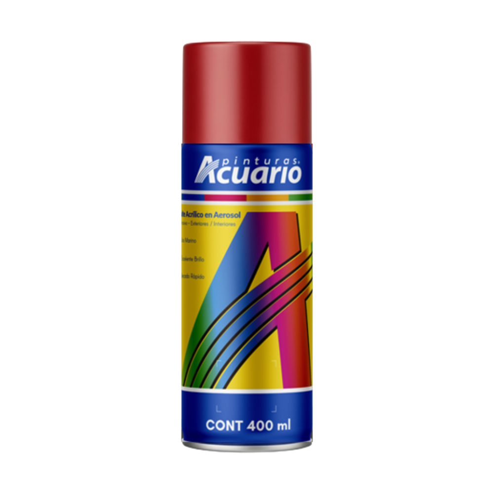 Pintura en Aerosol 400 ml Bermellon Acuario