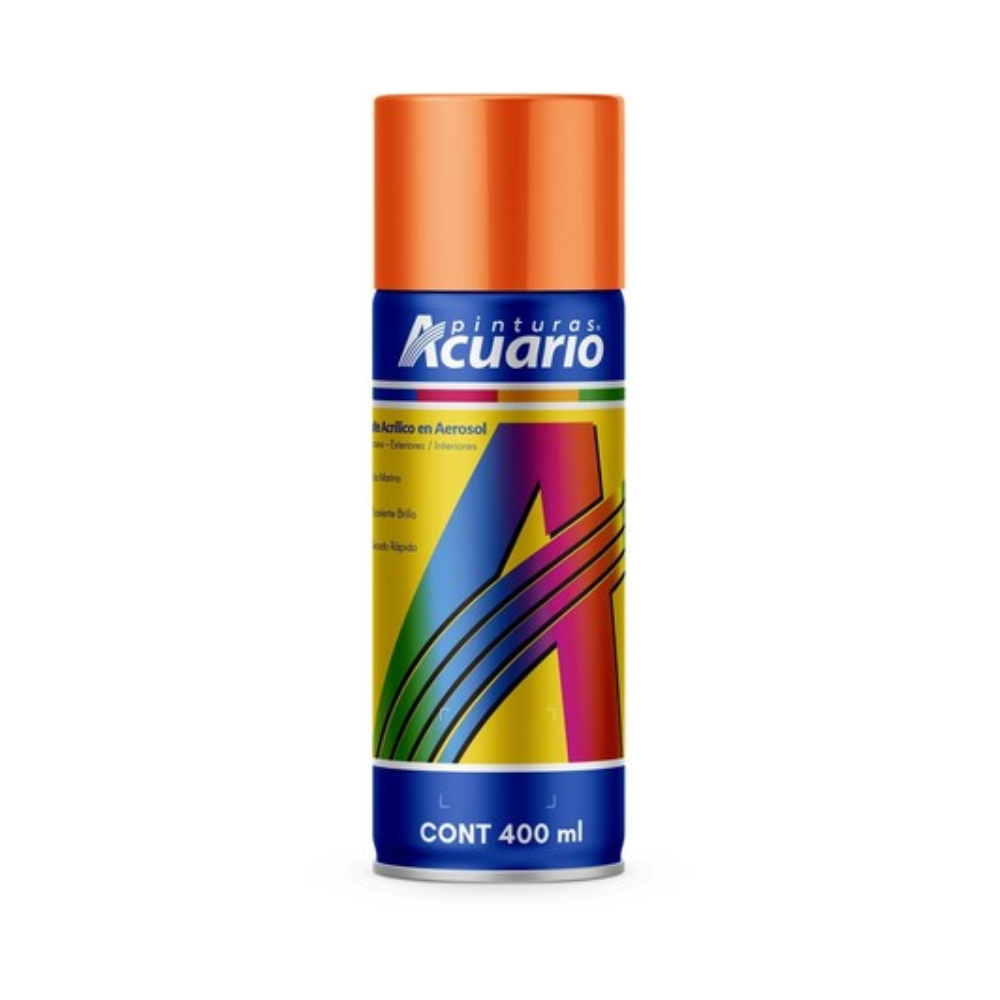 Pintura en Aerosol 400 ml Naranja Acuario