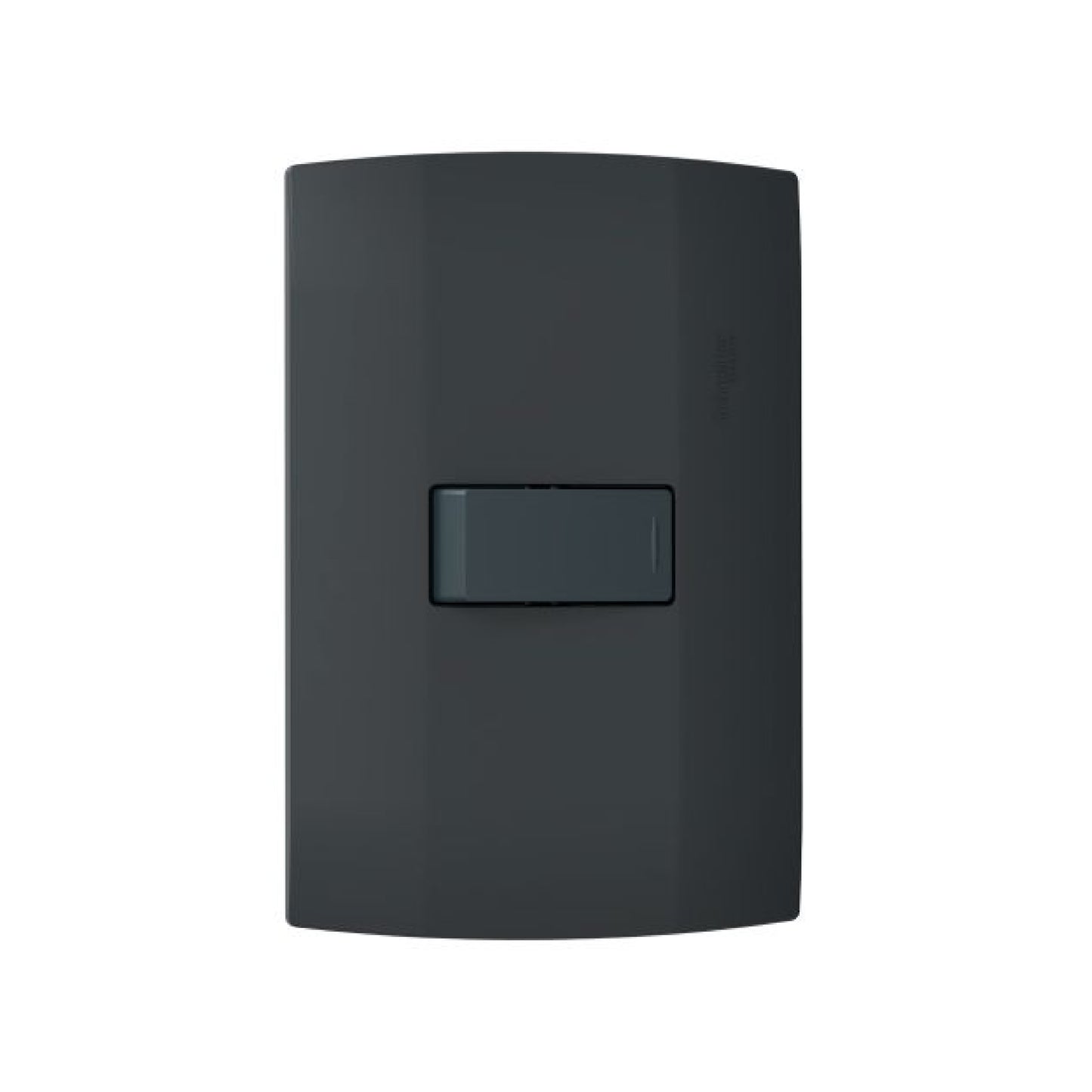 Placa Armada con Apagador Sencillo color Negro 16A Marisio Schneider Electric MWD62017
