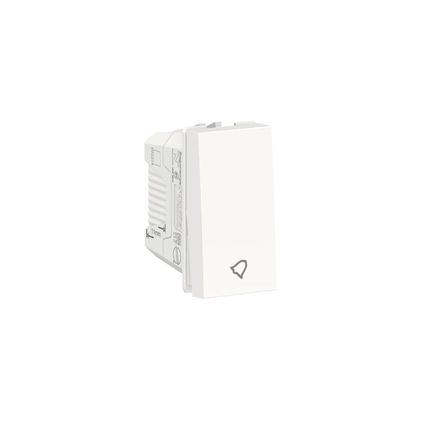 Placa Armada con Pulsador 10A color Blanco Orion Schneider Electric S70112604