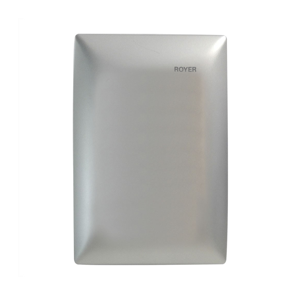 Placa ciega color Plata Royer 100 Eaton