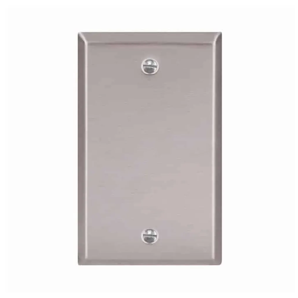 Placa ciega de acero inoxidable Gris Arrow Hart Eaton
