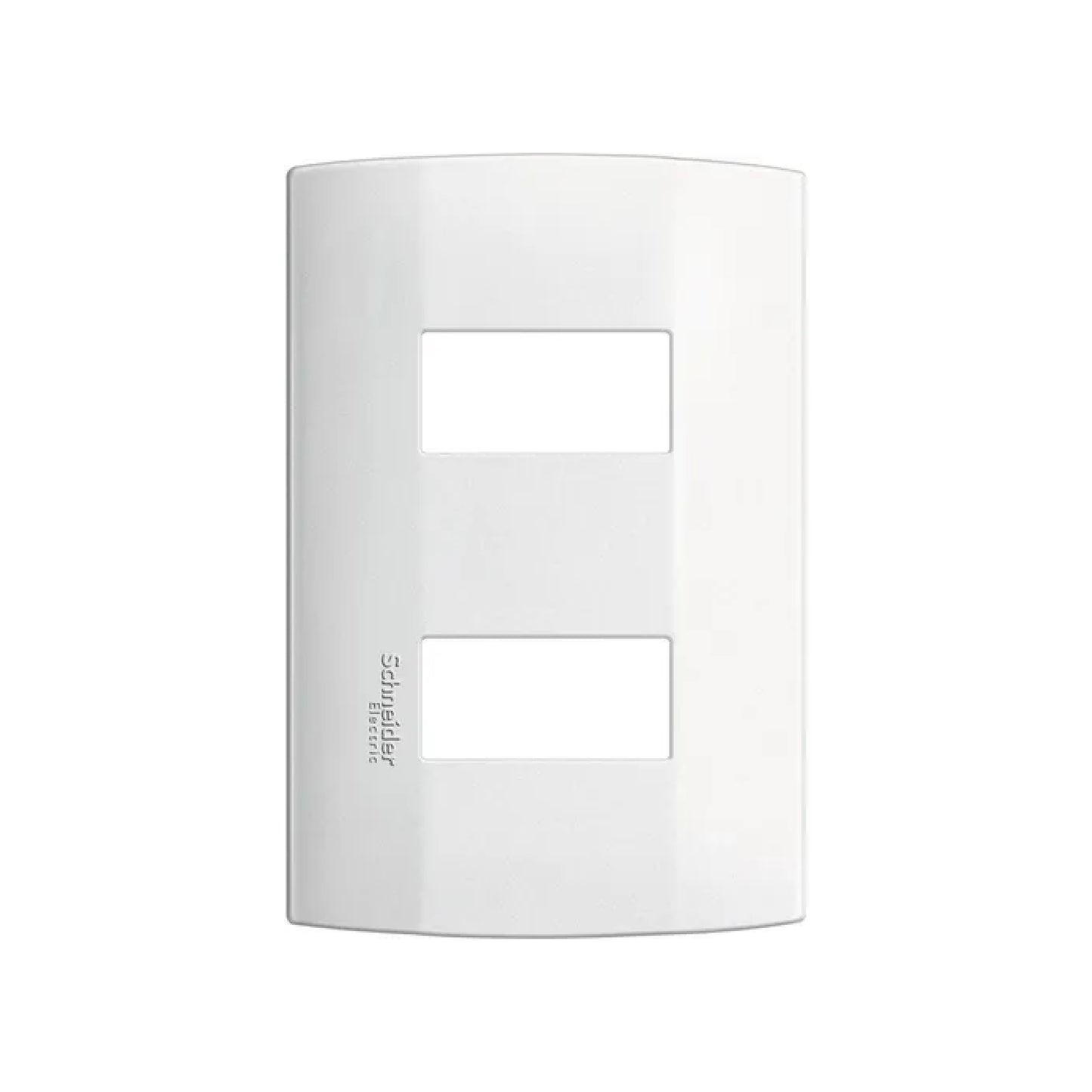 Placa de 2 Módulos color Blanco Marisio Schneider Electric MWD130617222